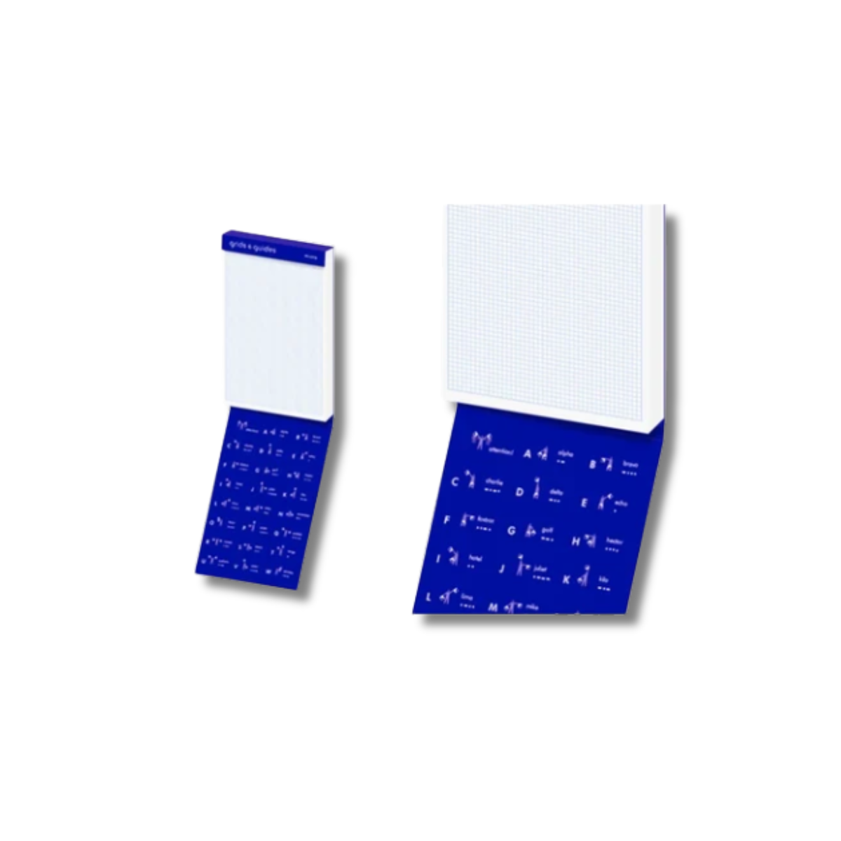 Grids & Guide Micro Blue Pocket-Size Notebook