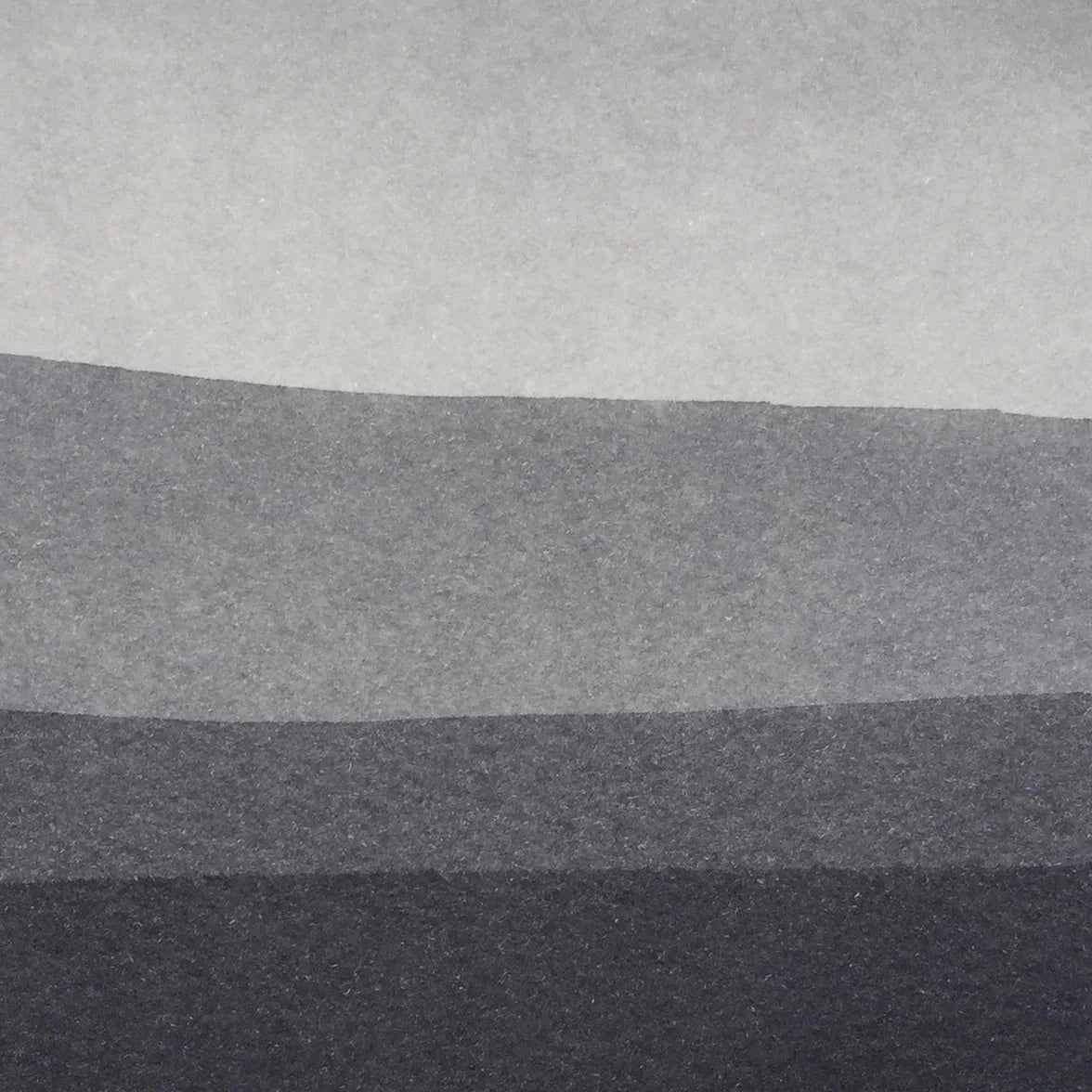 Three horizontal gray stripes of different shades on a white background