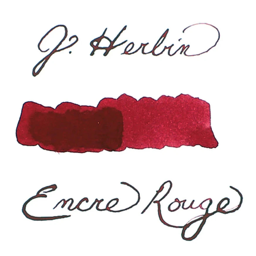 Jacques Herbin Scented Writing Ink 30ml Red - Rose Fragrance