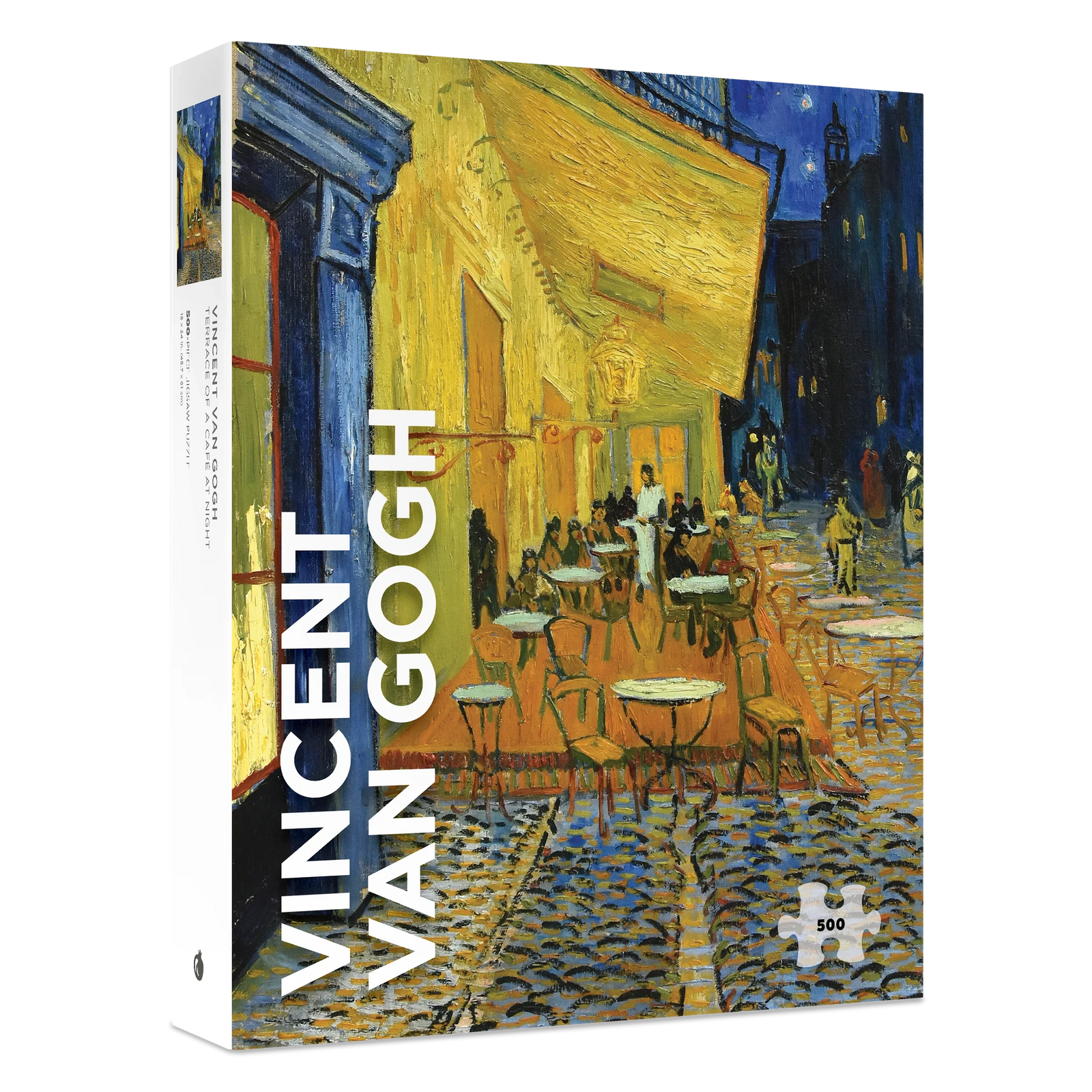 Vincent van Gogh puzzle box with a street scene painting on the cover