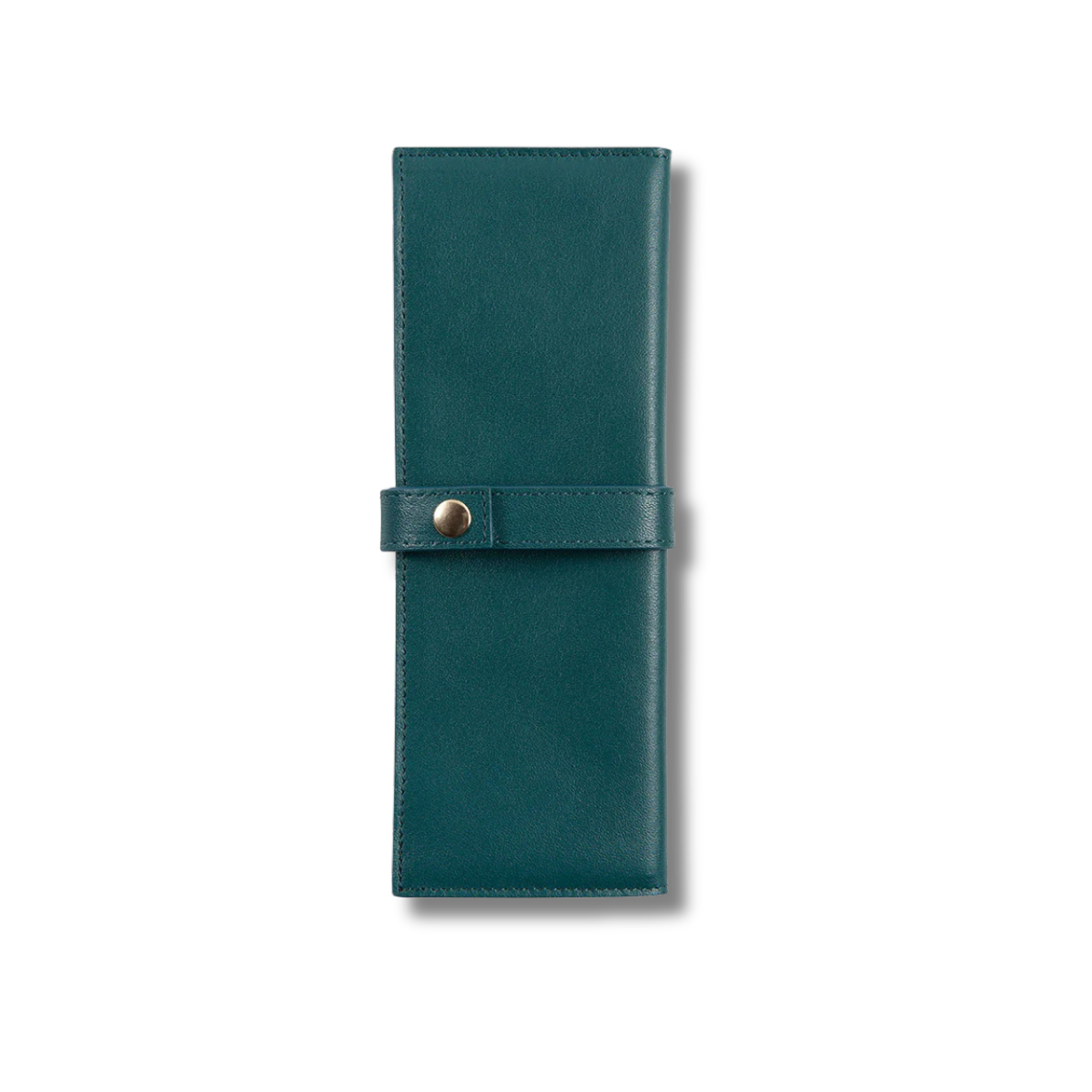 Jacques Herbin Prestige Leather Wrapping Pen Case Emerald