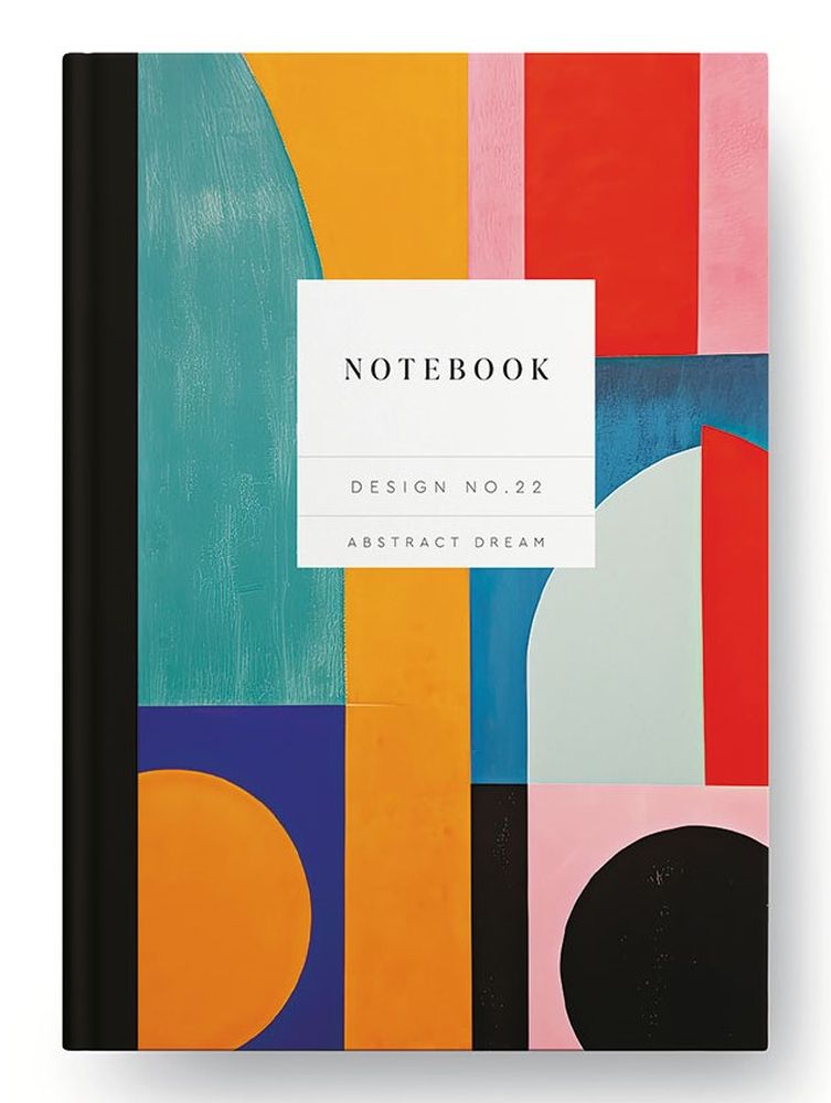 Ohh Deer Kaleido Premium A5 Notebook - Abstract Dream