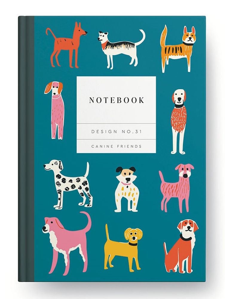 Ohh DeerKaleido Premium A5 Notebook - Canine Friends