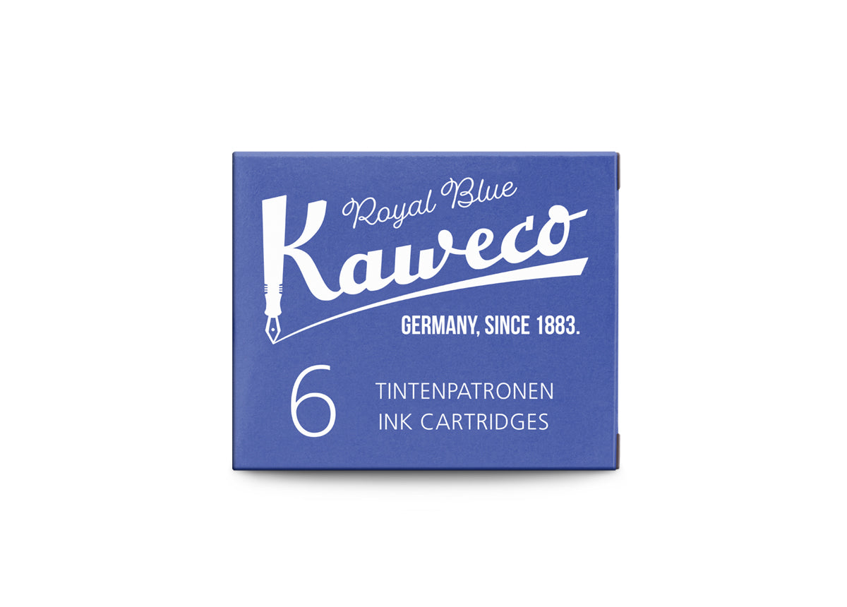 Pack of Royal Blue Kaweco ink cartridges 