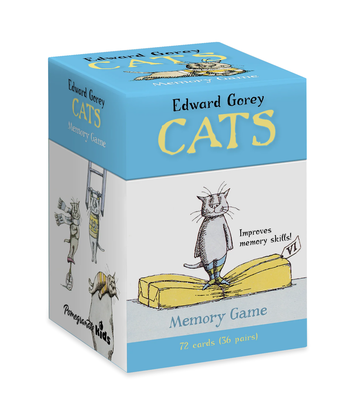 Pomegranate Edward Gorey's Cats Memory Game