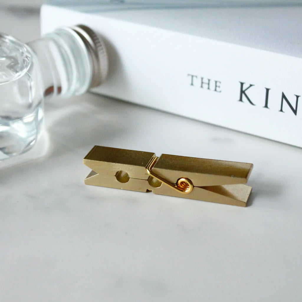 Diarge Brass Pinch Clip