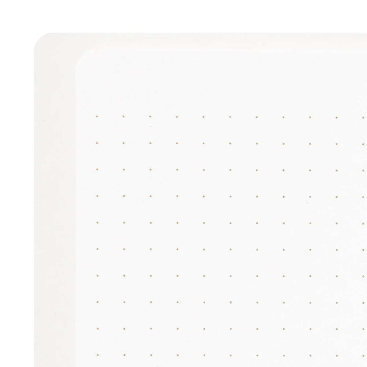 Midori A5 Dot Ruled Colour Ring Note Book - White