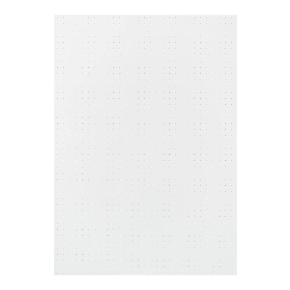 Midori A5 Dot Ruled Colour Paper Pad - White