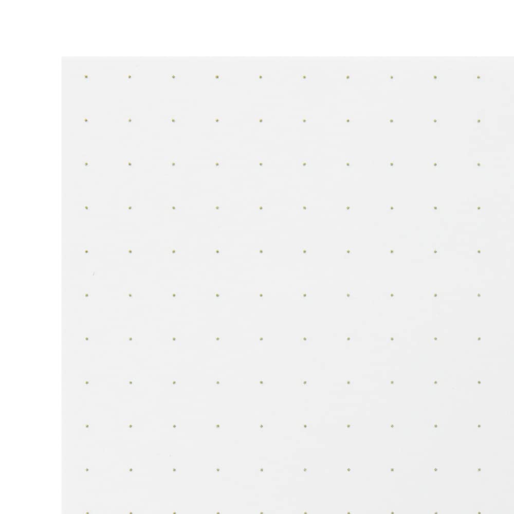 Midori A5 Dot Ruled Colour Paper Pad - White