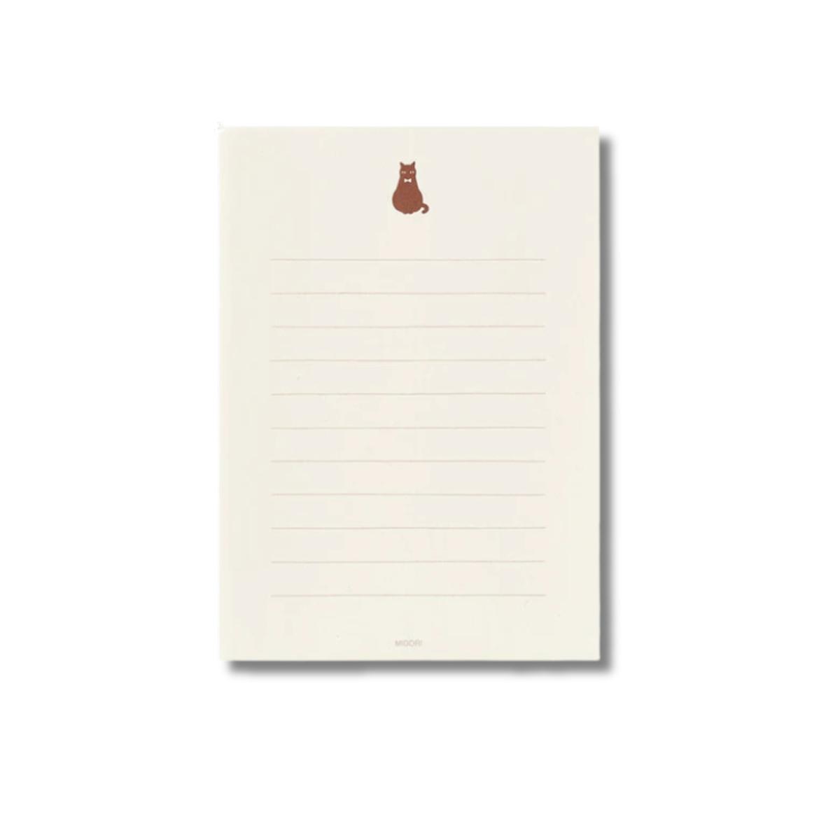 Midori Animal Sticker Mini Letter Set - Cat