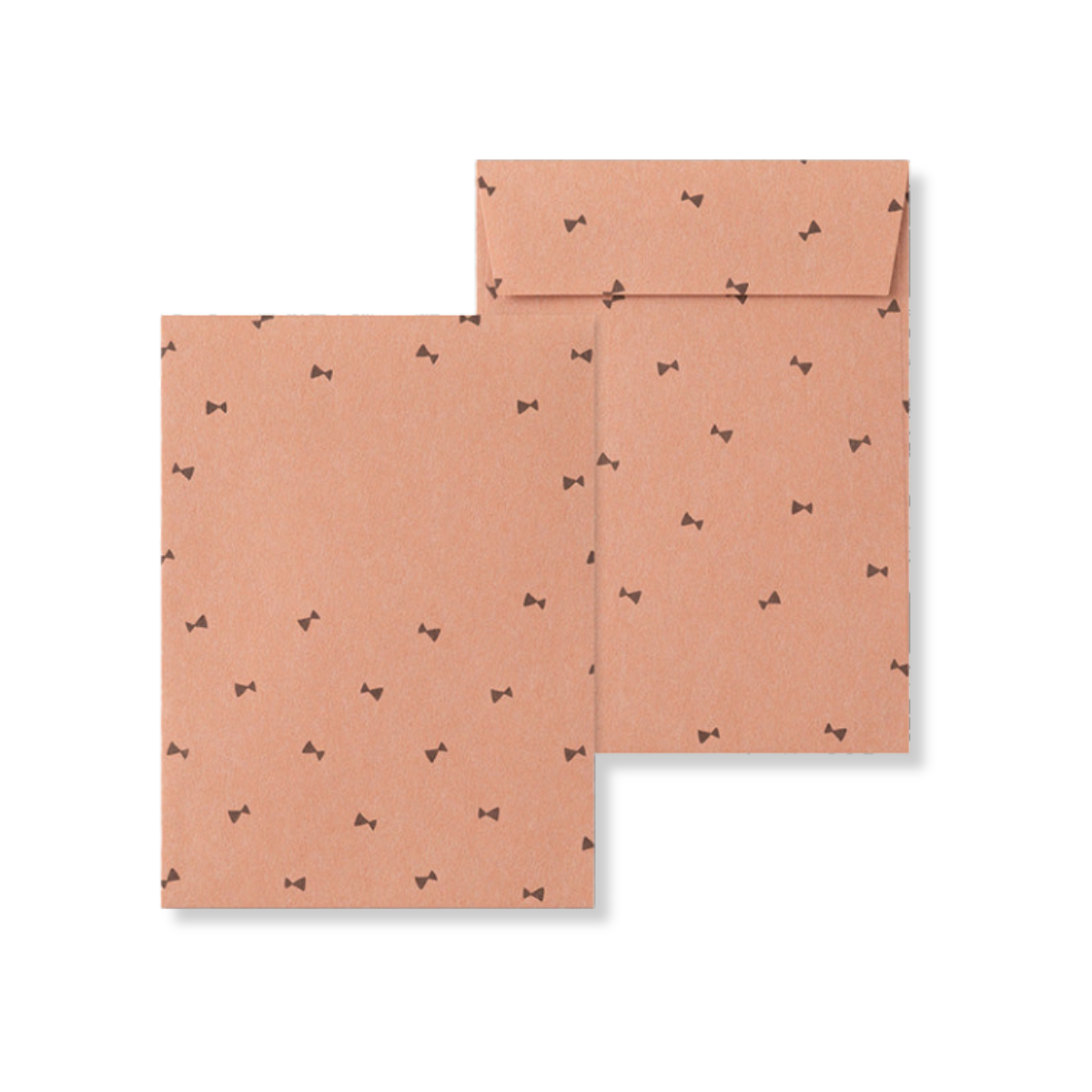 Midori Letter Set with Fluffy Animal Stickers - Cat