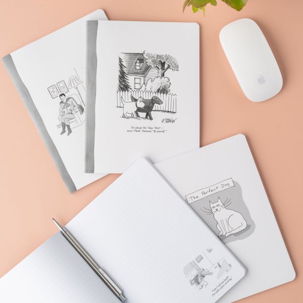 Nelson Line New Yorker 2 Pack Notebooks Set - Dogs