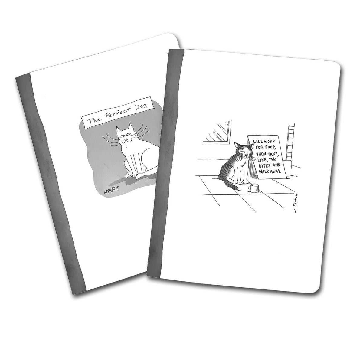 Nelson Line New Yorker 2 Pack Notebooks Set - Cats