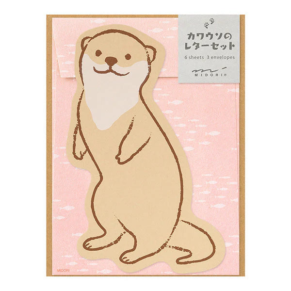 Midori Die Cut Letter Writing Set