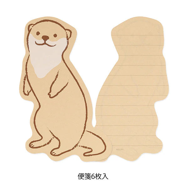 Midori Die Cut Letter Writing Set