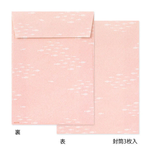 Midori Die Cut Letter Writing Set
