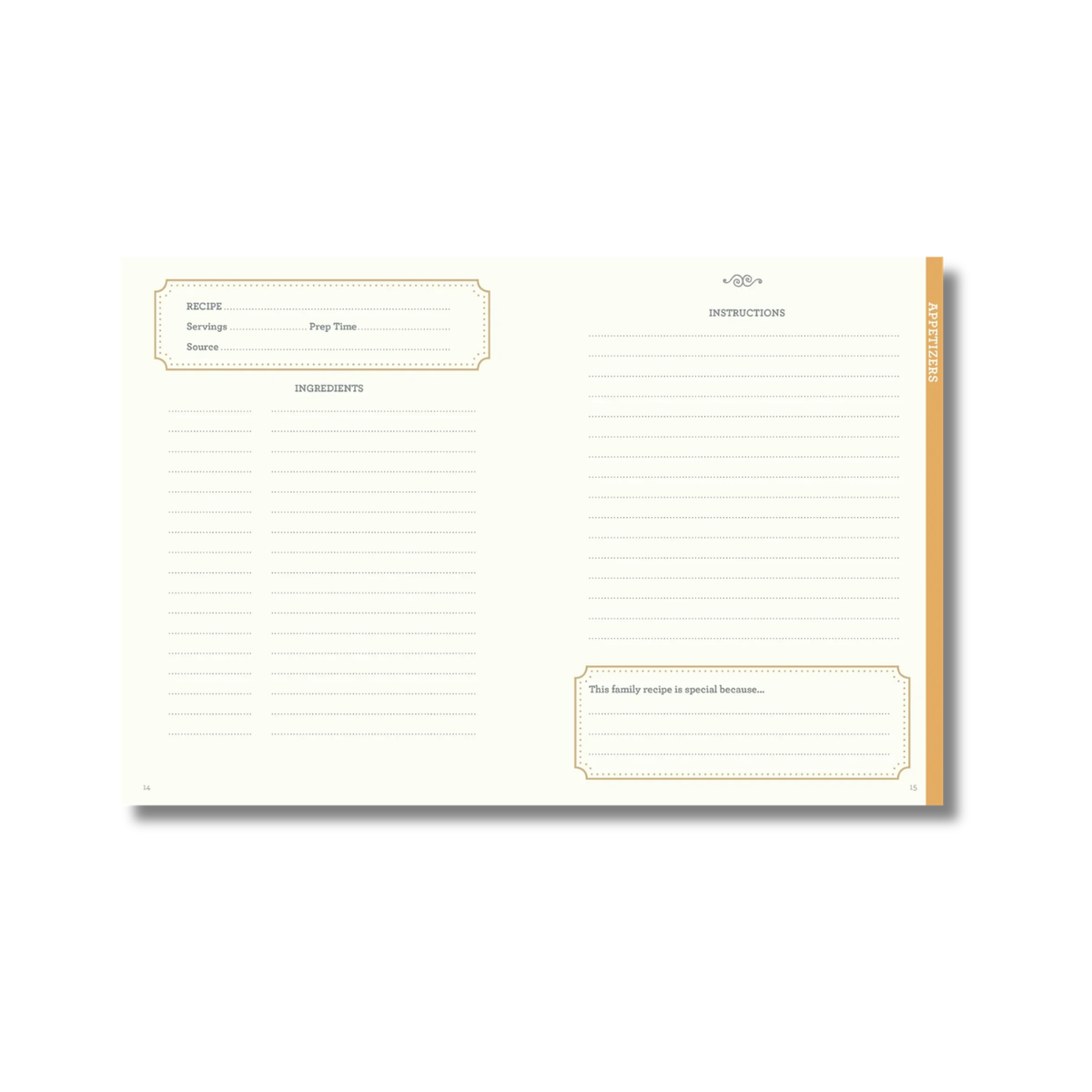 Our Family Recipes Journal