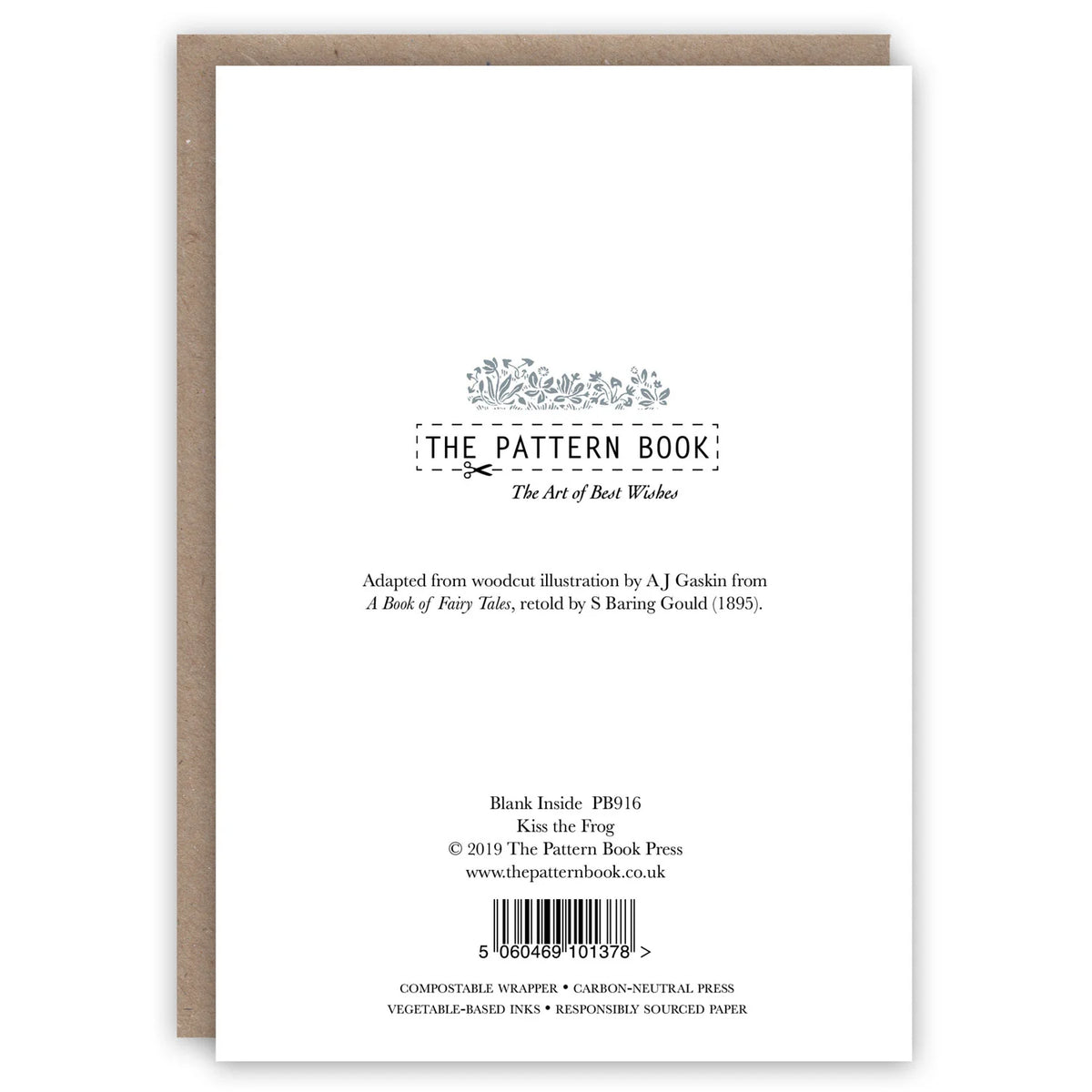 The Pattern Book Card - Kiss the Frog