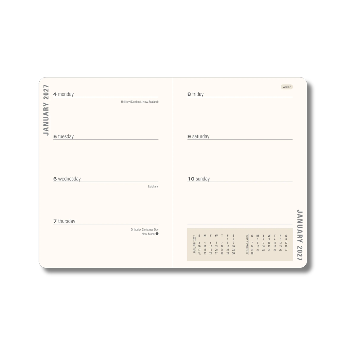 Peter Pauper Press 2027 Gilded Branch Weekly Planner