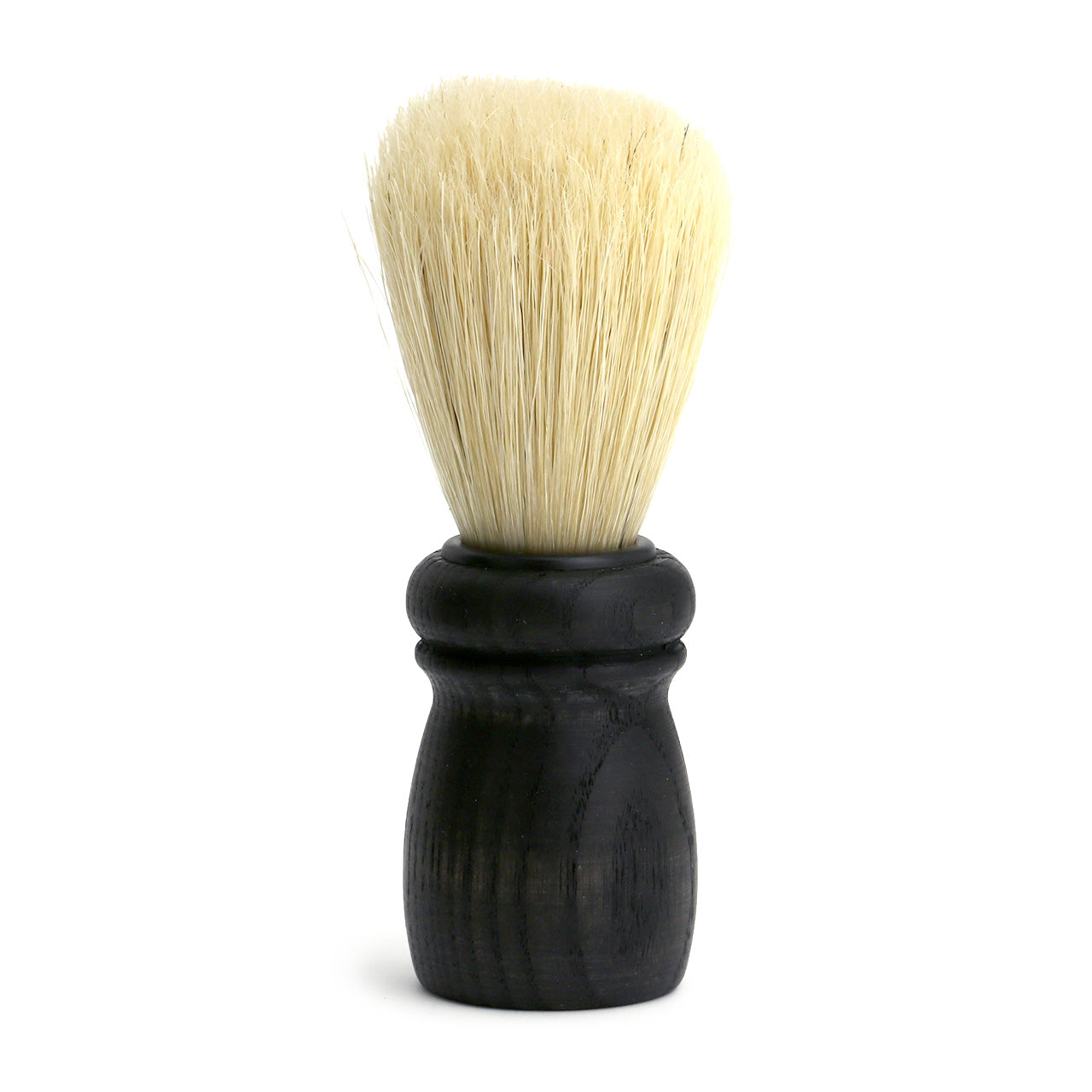 Natural Beechwood shaving brush with a substantial boar knot