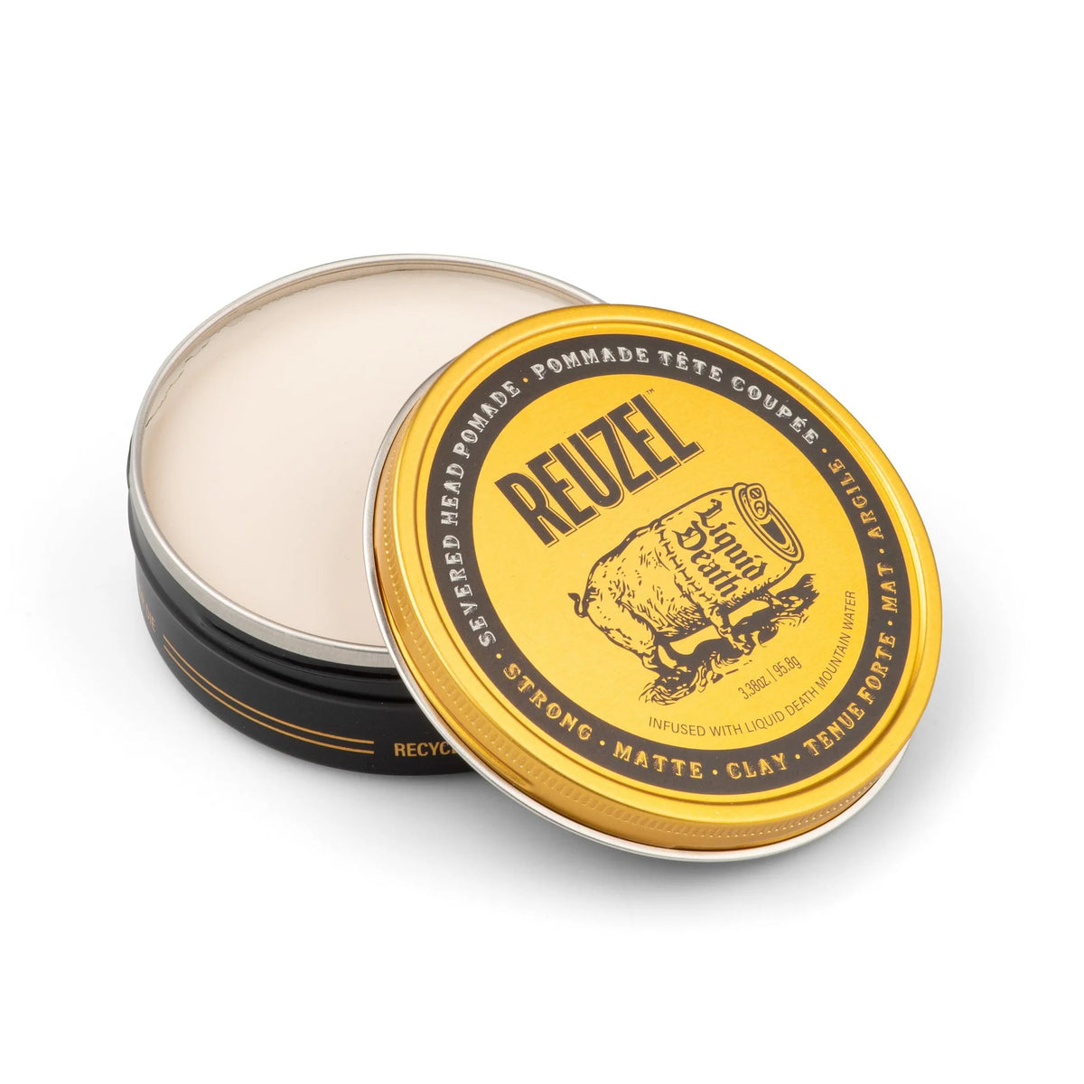 Reuzel x Liquid Death Severed Head Strong Hold Clay Pomade 95.8g