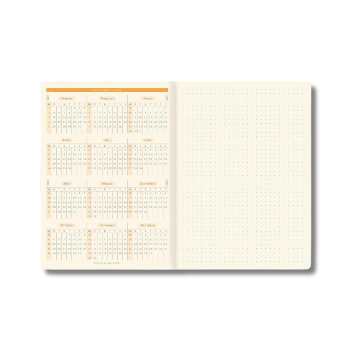 Rhodia 2026 Monthly Diary A5