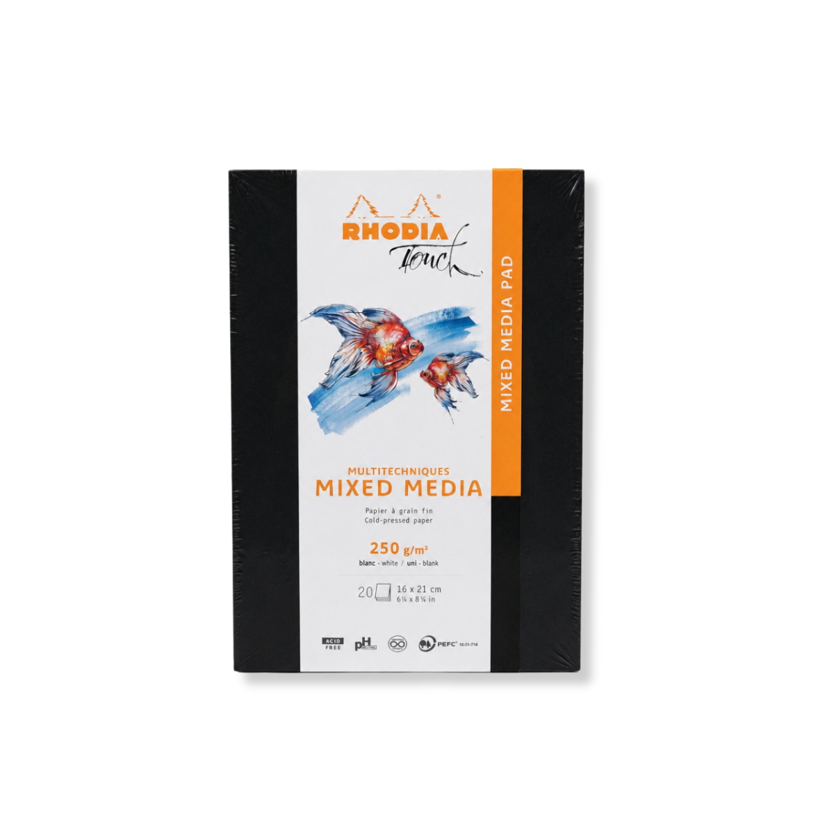 Rhodia Touch Mixed Media Sketchpad A5+ Portrait