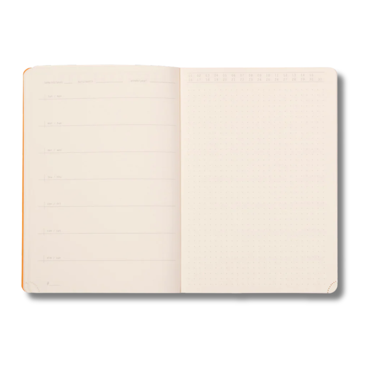 Rhodiarama Perpetual Undated Planner A5