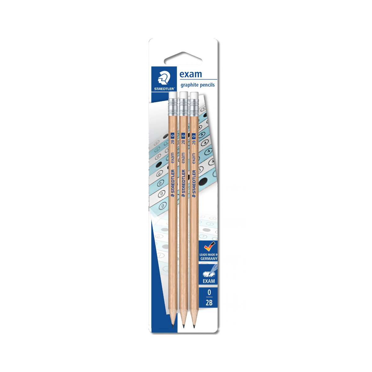 STAEDTLER Natural 2B Pencil Set of Three