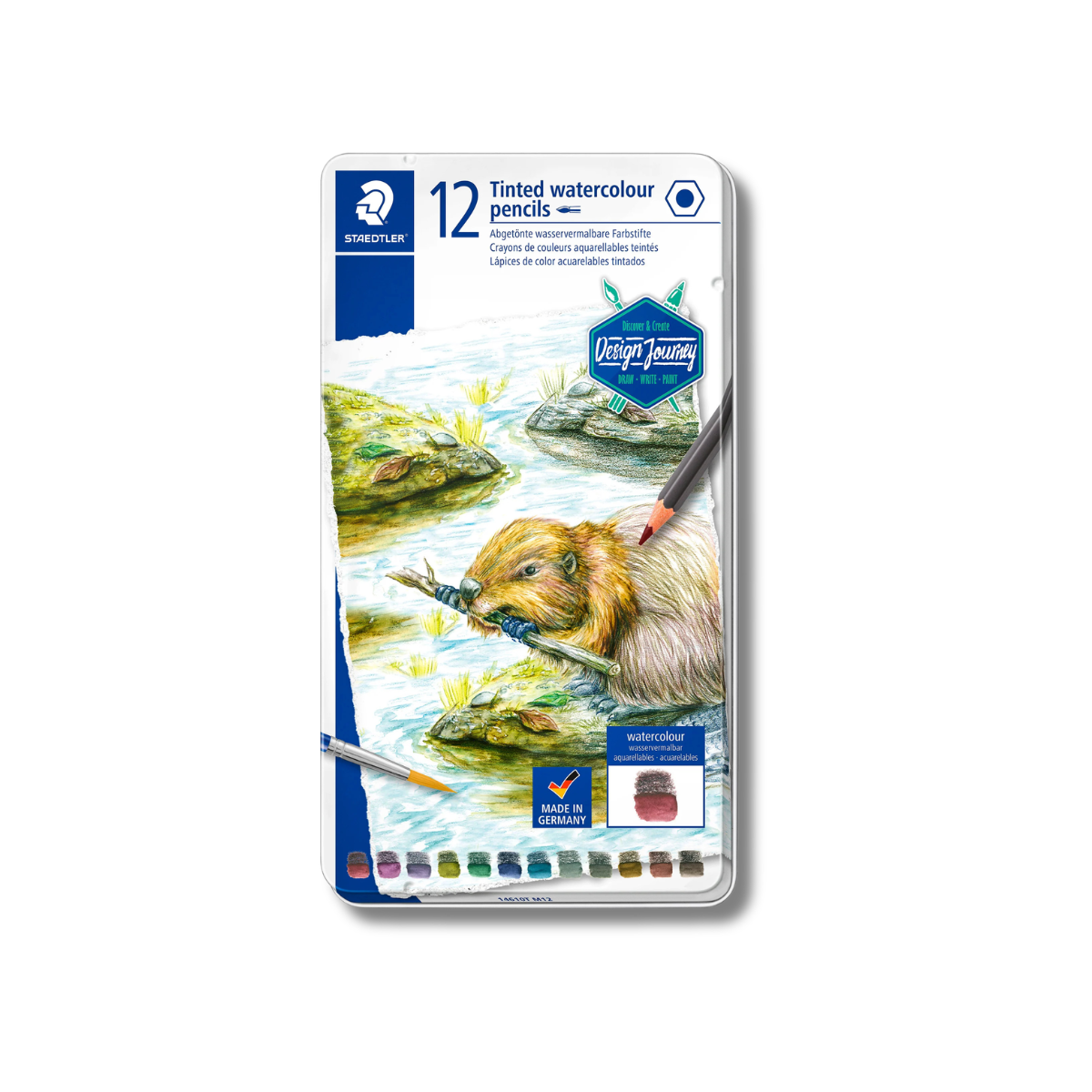 STAEDTLER Tinted Watercolour Pencils Set of 12