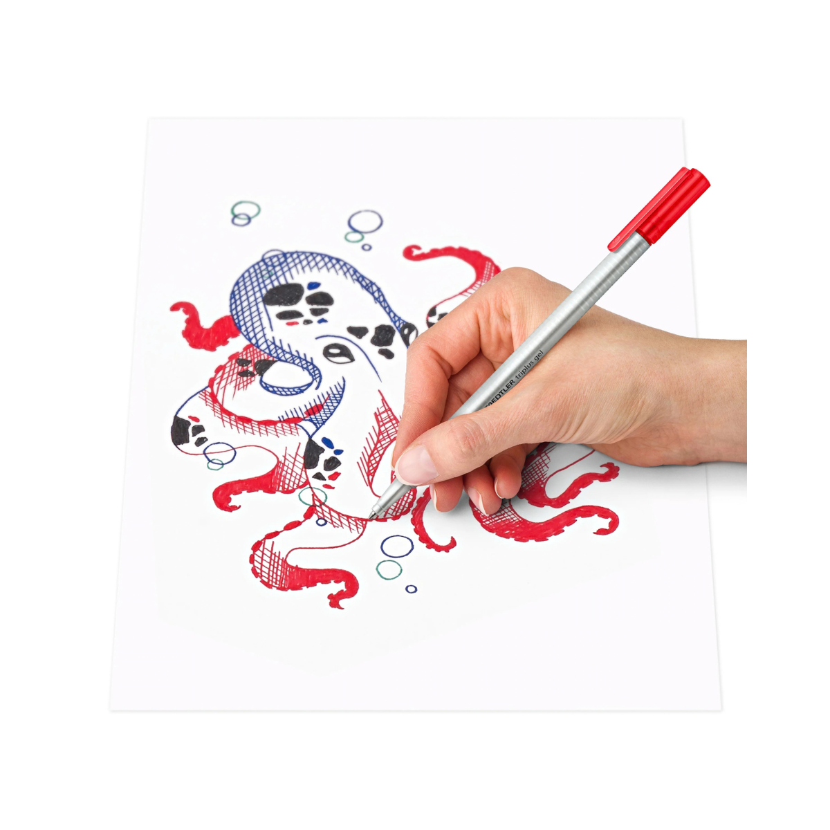 STAEDTLER Triplus Gel Pens – Set of 10 Assorted Colours