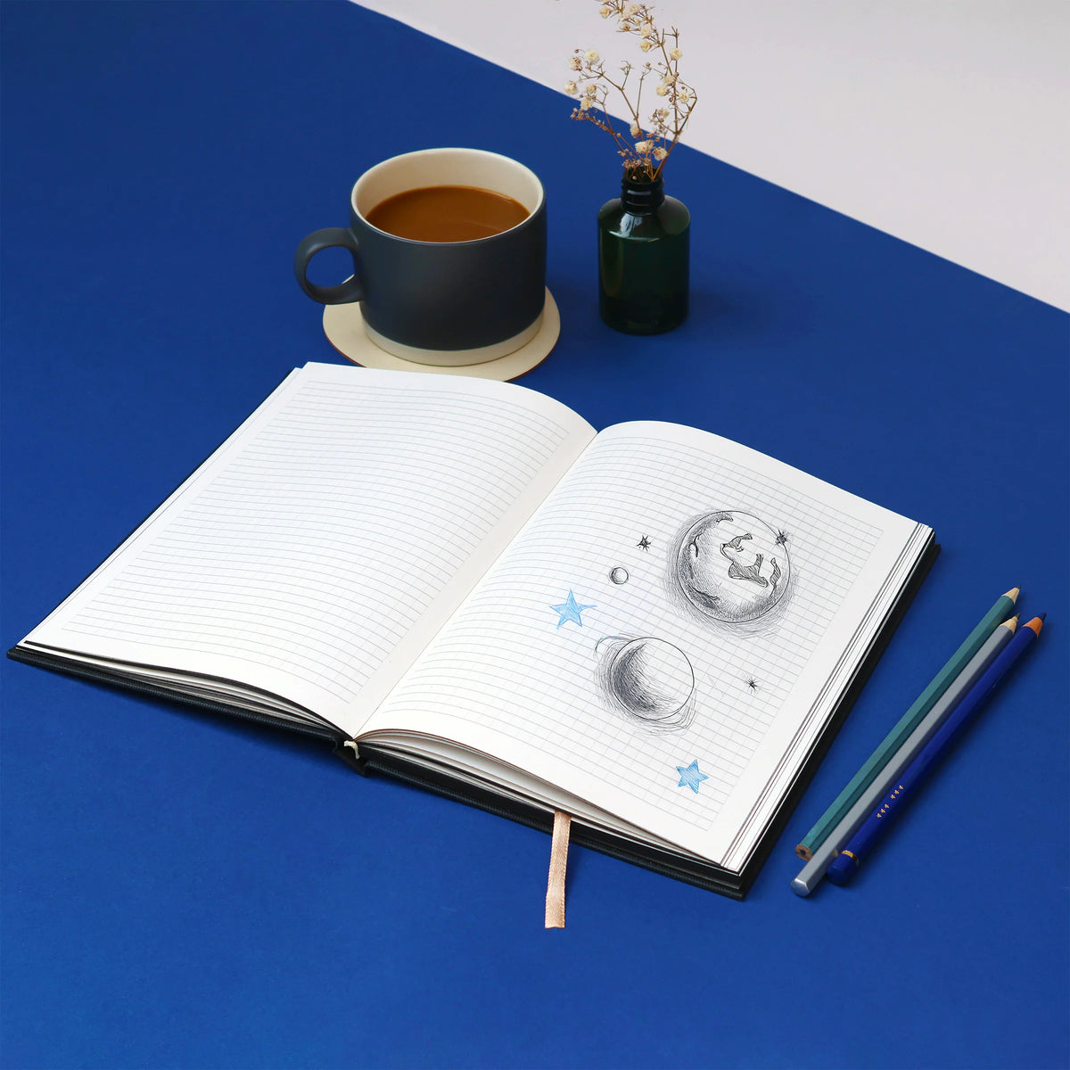 Suck UK Moon Notebook A6