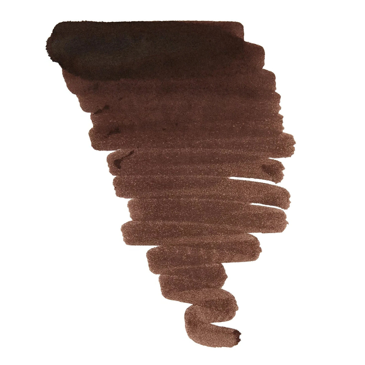 Brown hair extensions on a white background