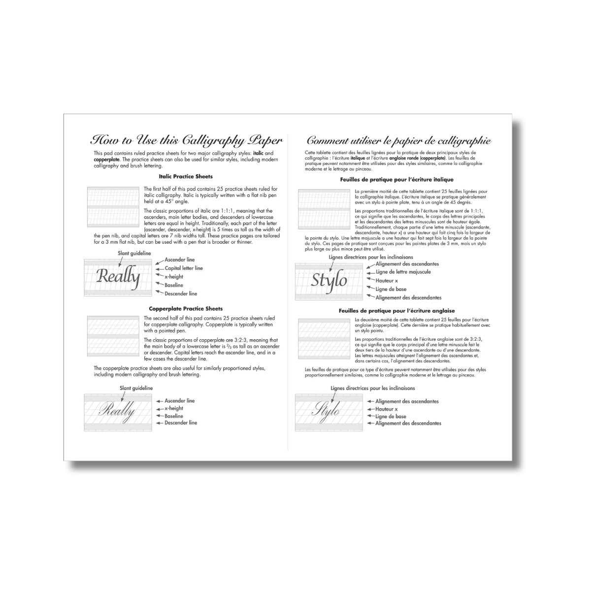 Studio Series Calligraphy Paper Pad