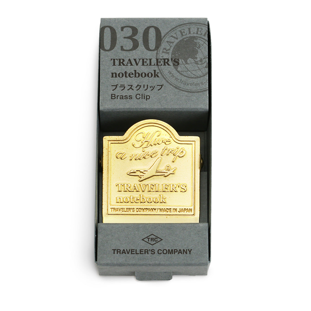 Have a nice trip Traveler's notebook Company Brass Clip