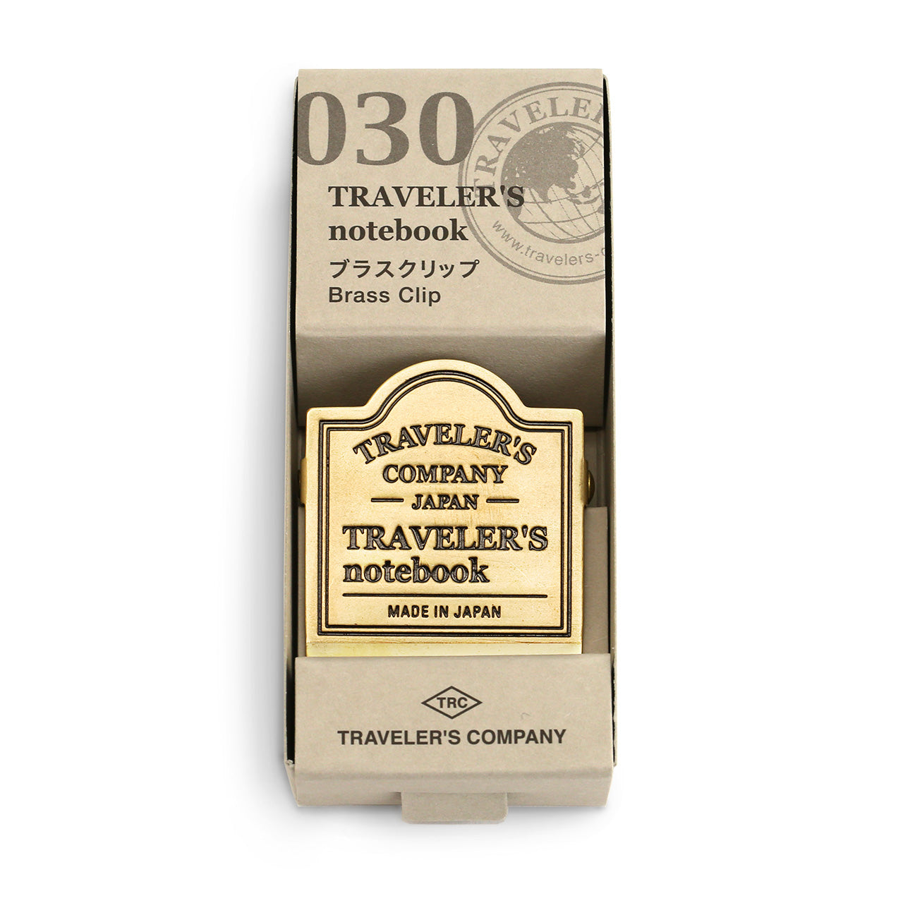 Have a nice trip Traveler's notebook Company Brass Clip