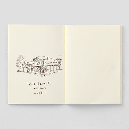 Example spread of the MD Cream paper showing a pen or pencil sketch
