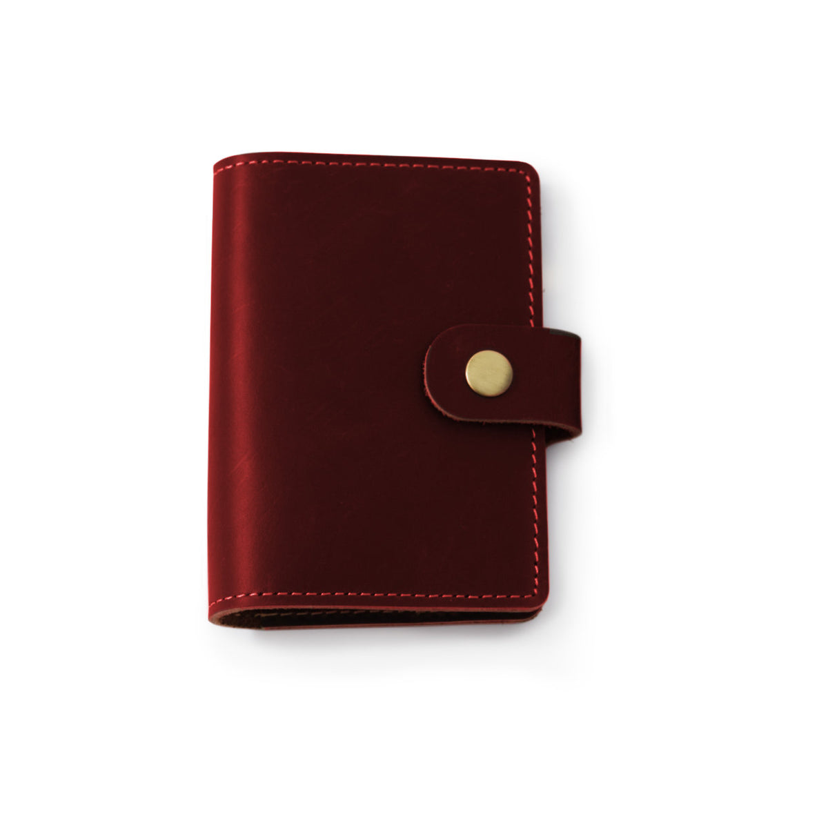 The Stray Whisker Leather Notebook Cover with Fastener A7