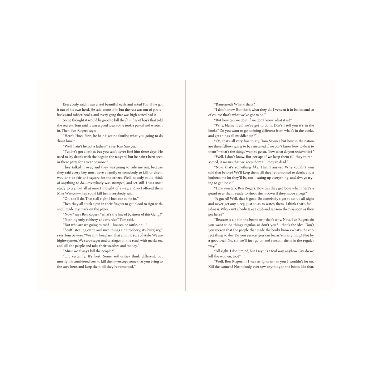 The Adventures of Huckleberry Finn by Mark Twain