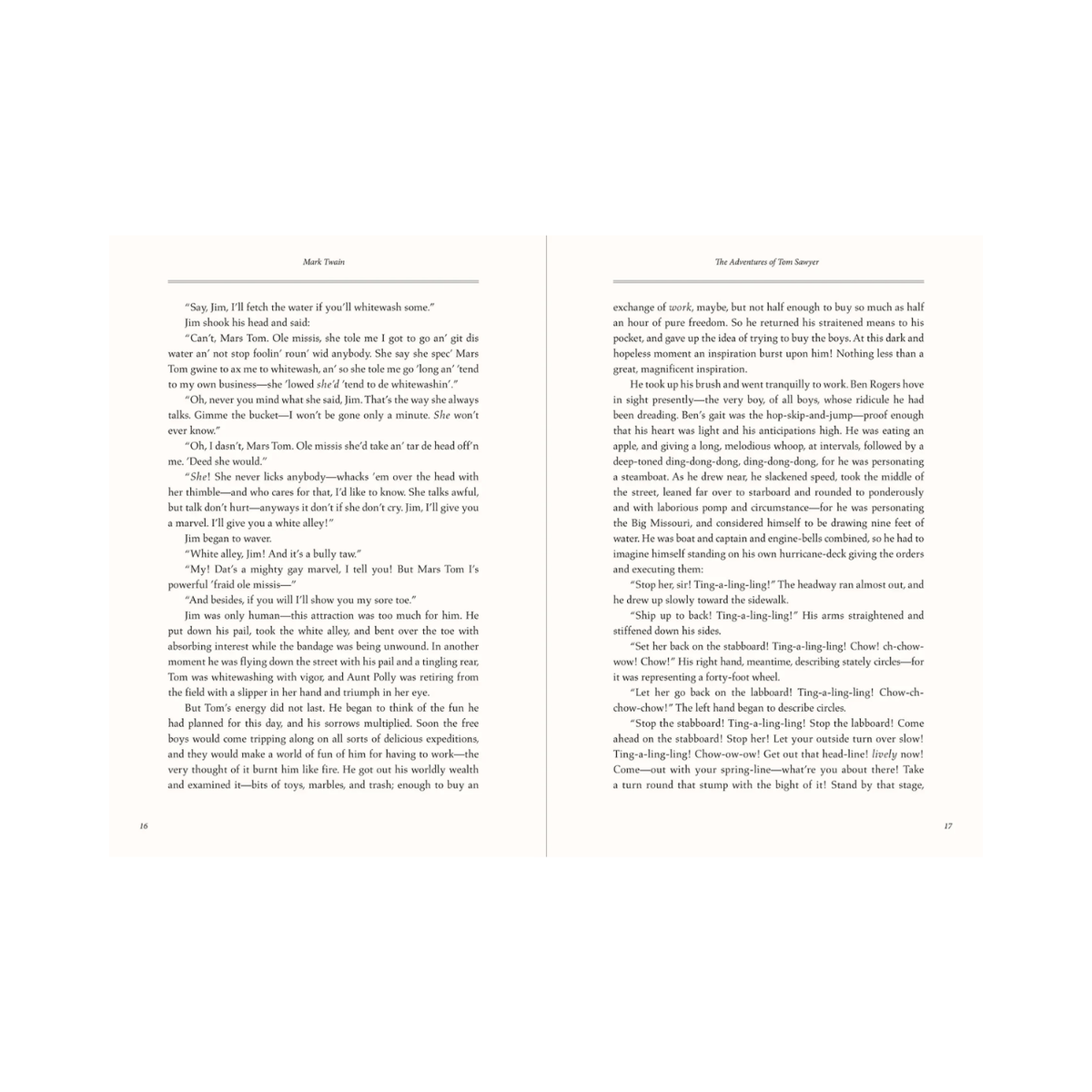 The Adventures of Tom Sawyer by Mark Twain