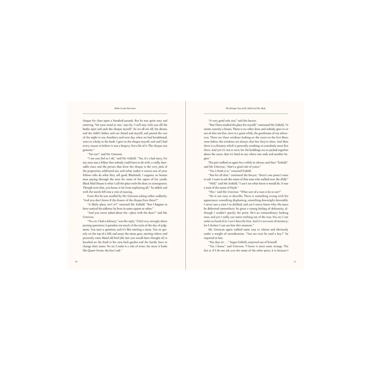 The Strange Case of Doctor Jekyll and Mr. Hyde by Robert Louis Stevenson