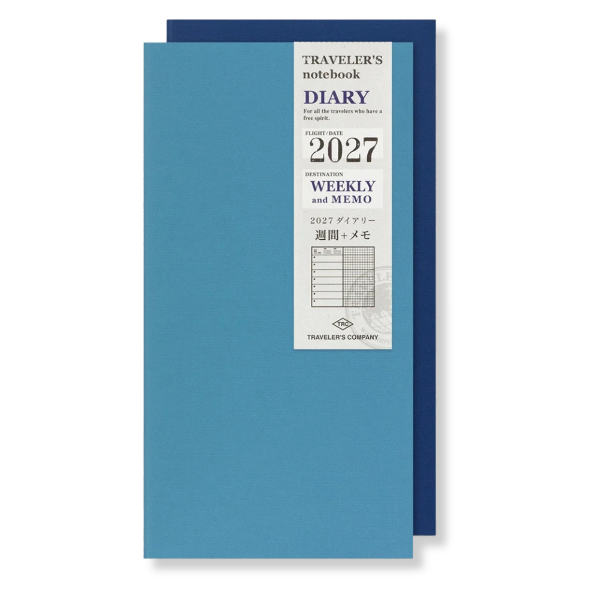 Traveler's Notebook 2027 Weekly Diary - Regular