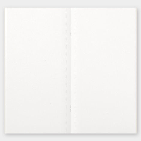 Traveler's Refill 027 watercolour paper has a cream-coloured card cover