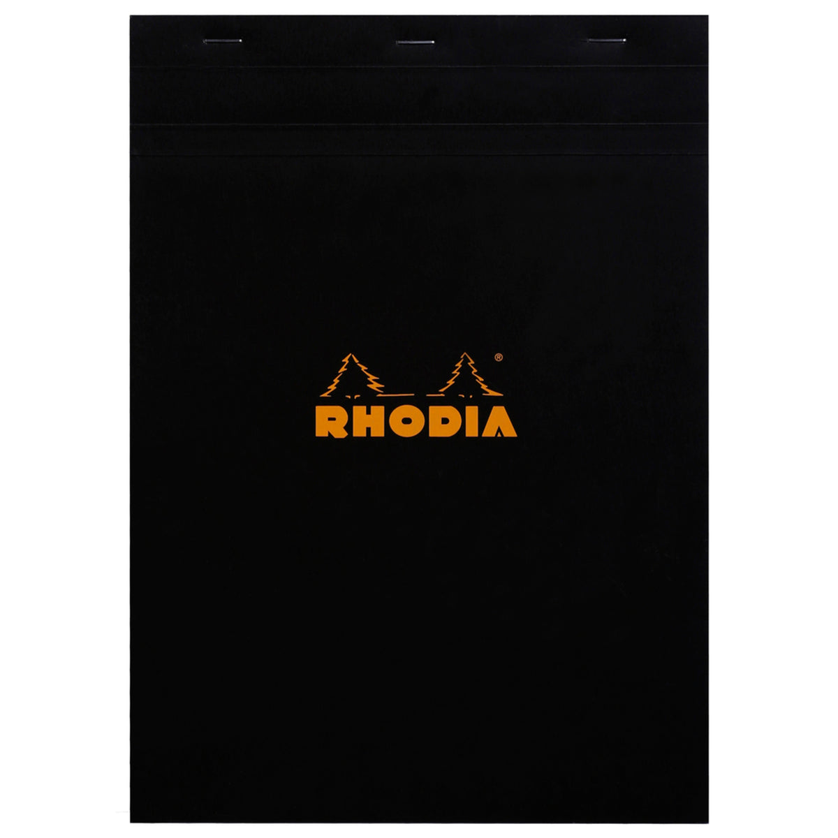 Rhodia No.18 Top Stapled Notepad A4 Black