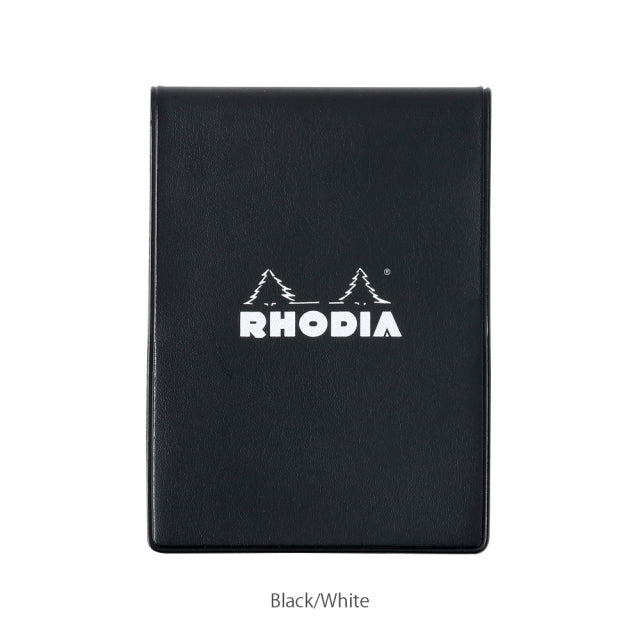 Rhodia No.11 Top Stapled Notepad A7 Grid PVC Cover