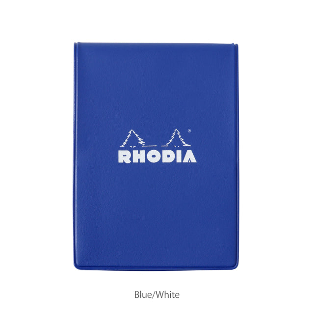 Rhodia No.11 Top Stapled Notepad A7 Grid PVC Cover