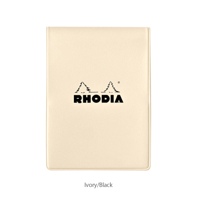 Rhodia No.11 Top Stapled Notepad A7 Grid PVC Cover