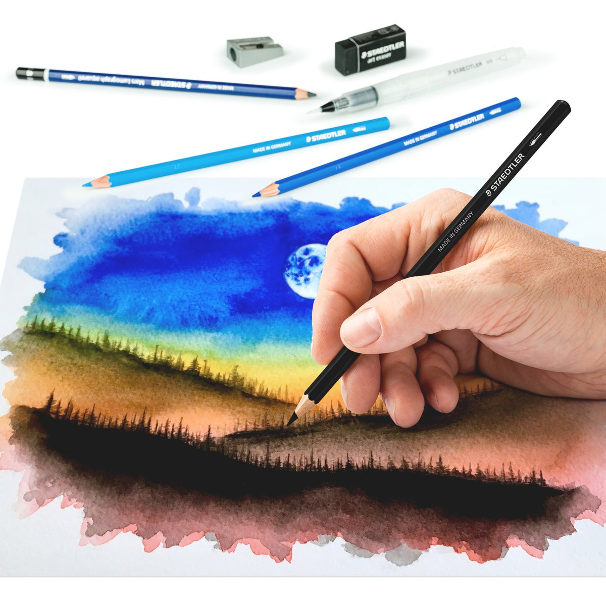 STAEDTLER Design Journey Watercolour Pencils - Set of 12