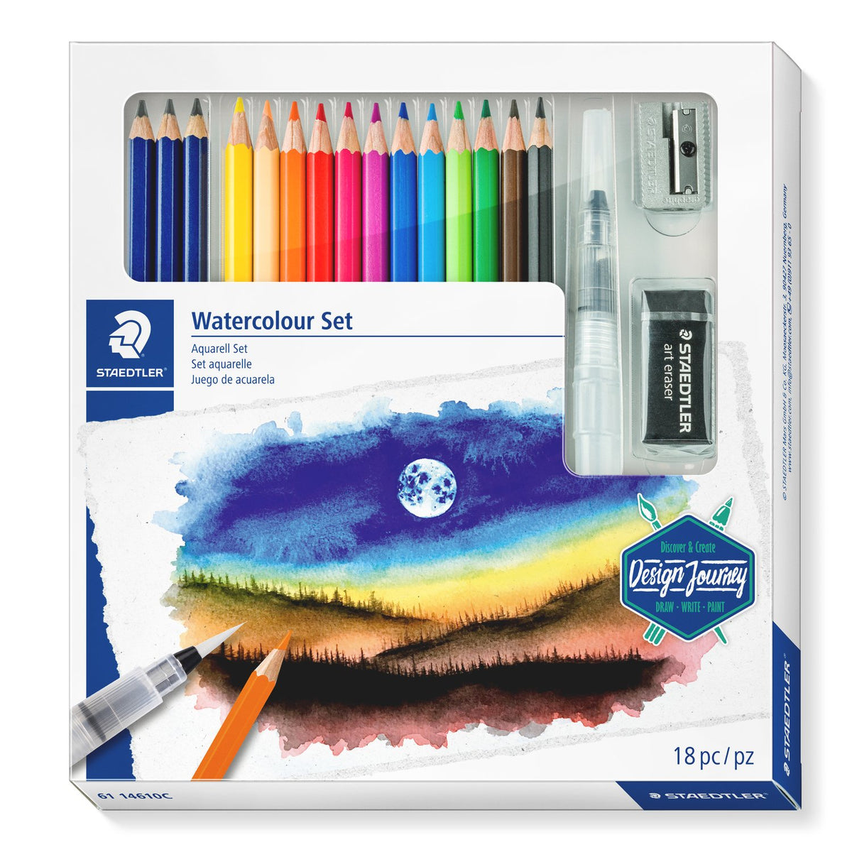 STAEDTLER Design Journey Watercolour Pencils - Set of 12