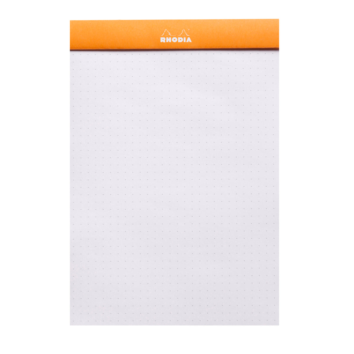 Rhodia No.16 Top Stapled Dot Pad A5 Orange